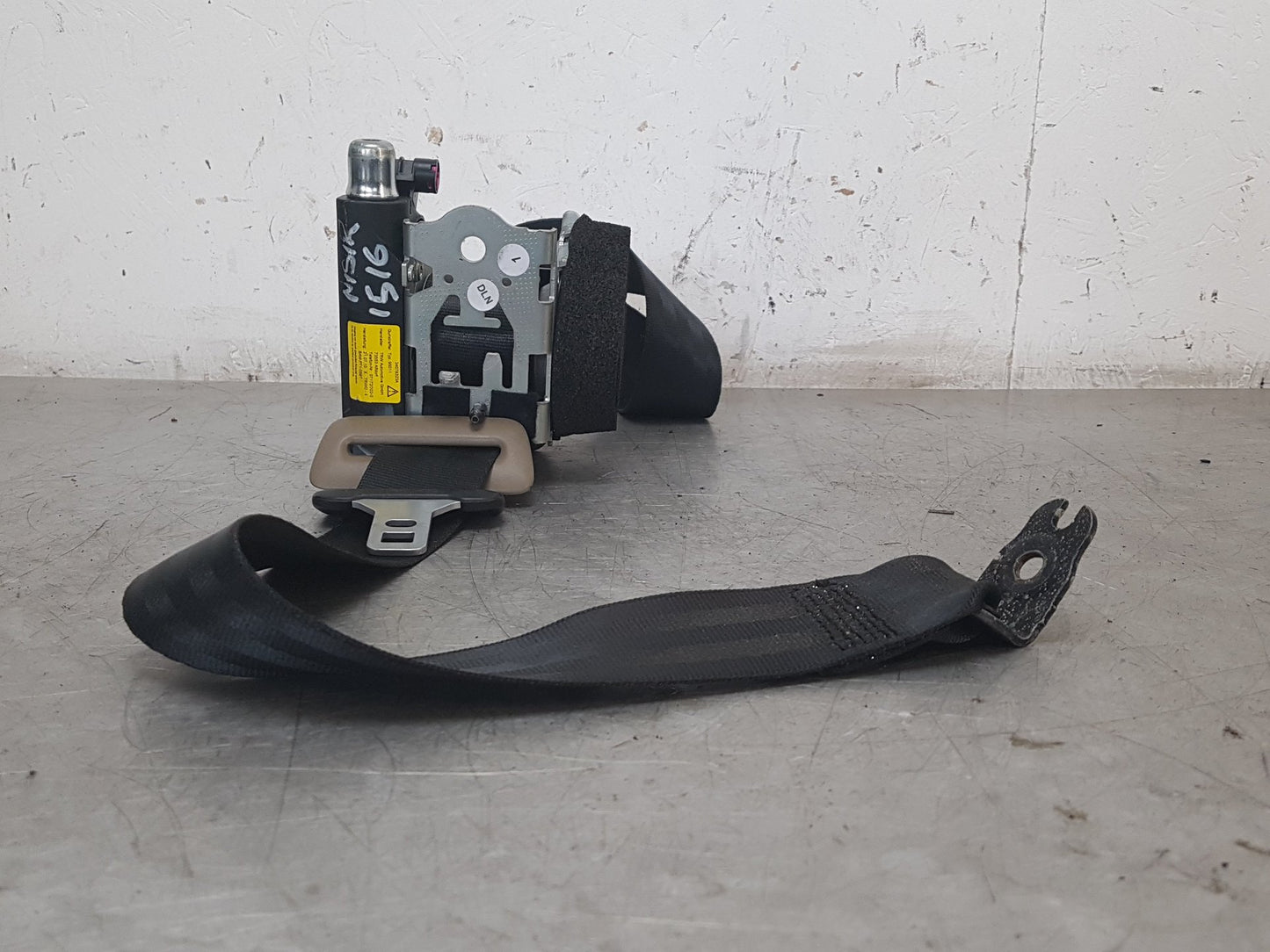 2010 - 2017 Volvo V60 Estate Left Rear Seat Belt 39800454