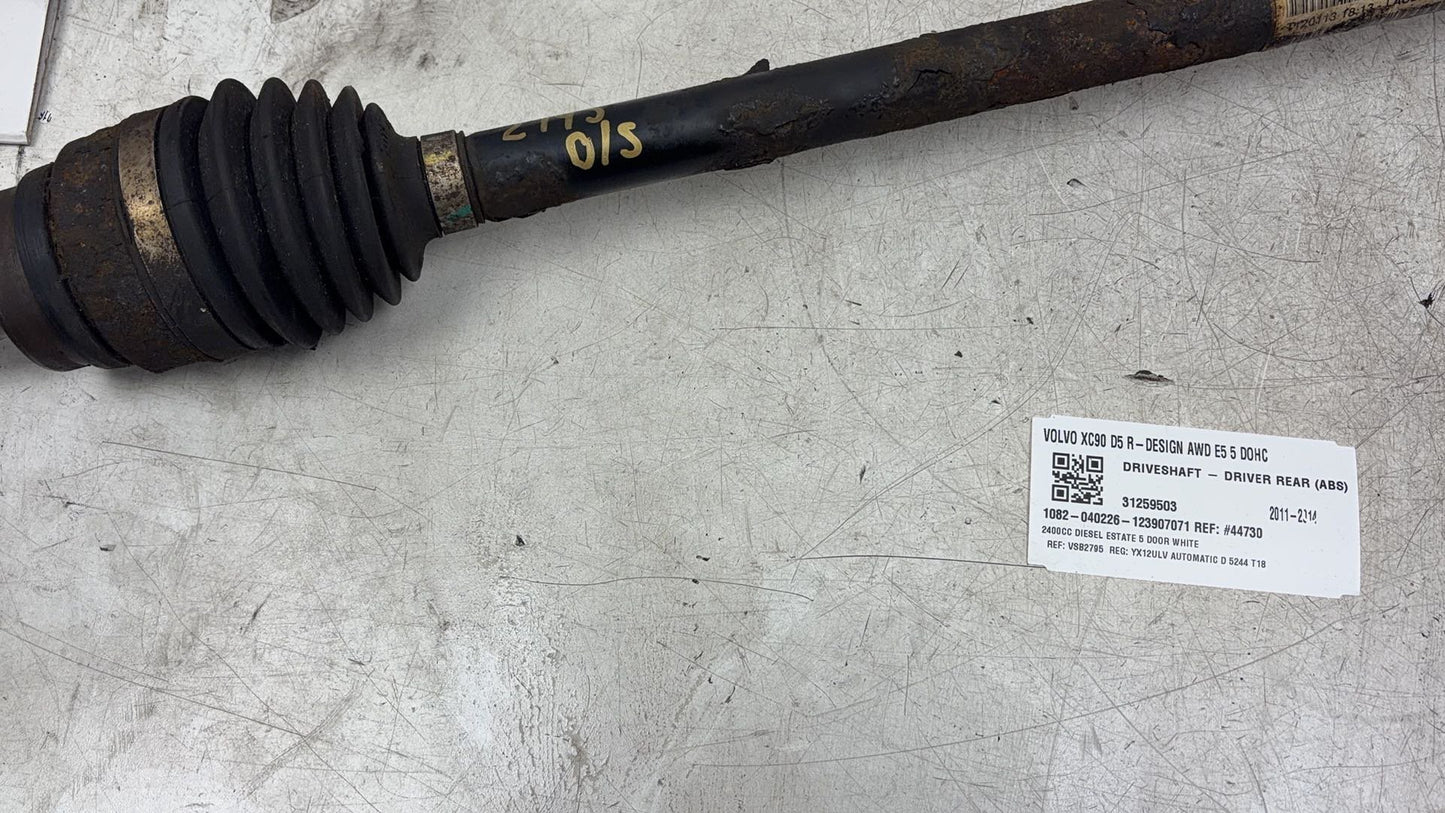 2003 - 2014 Volvo XC90 I 275 Estate Right Rear Drive Axle 31259503