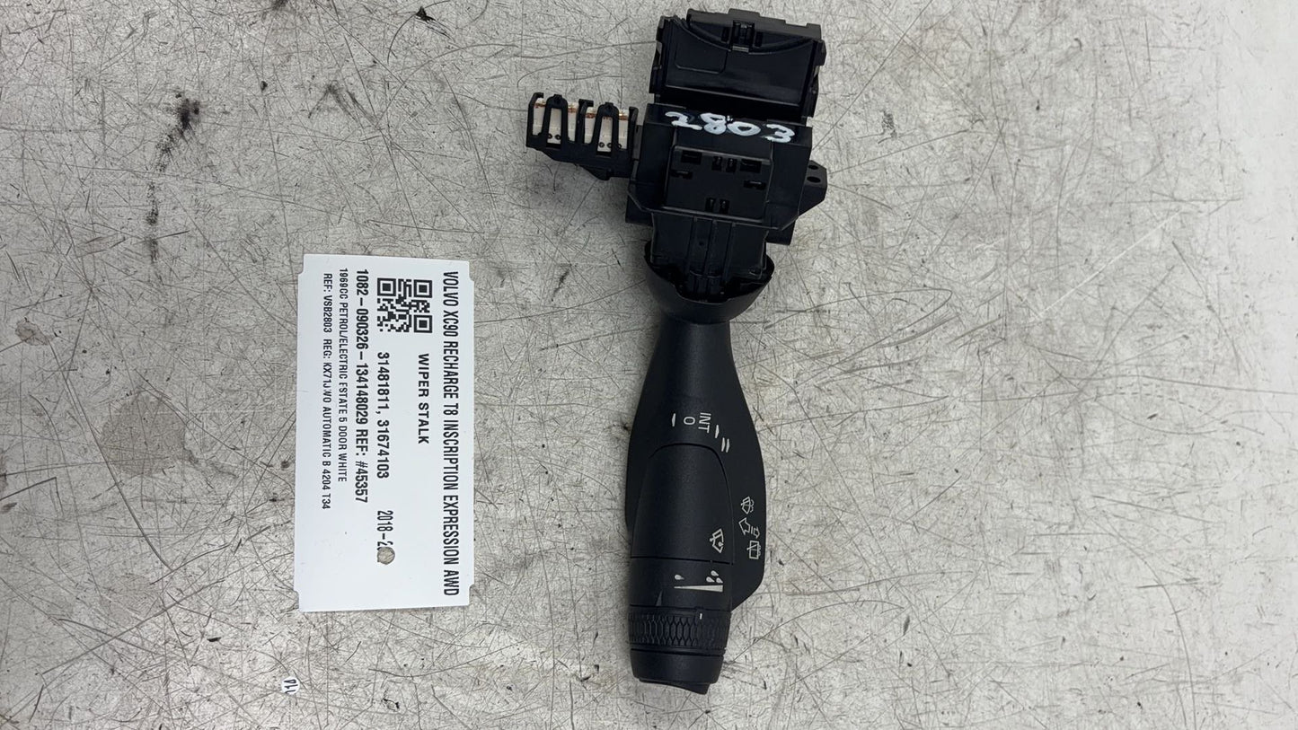 2016 - 2023 Volvo XC90 II 256 Estate Wiper Switch 31481811