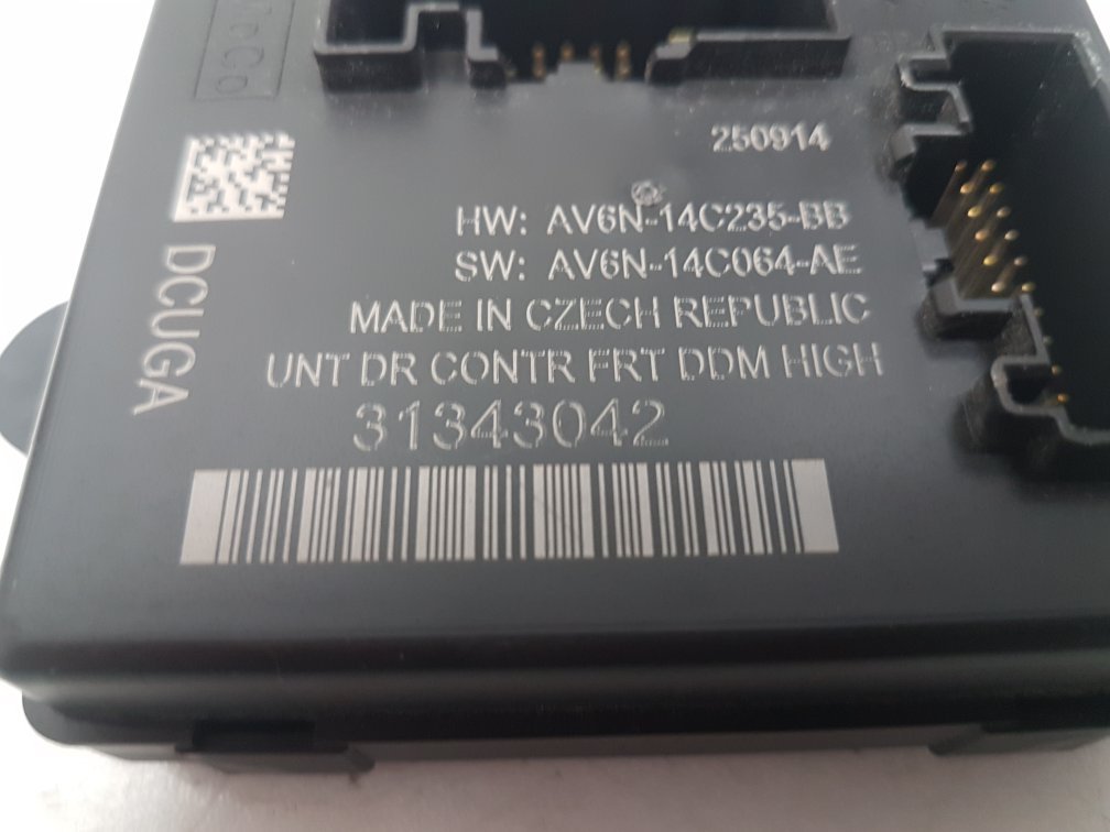 2015 Volvo S60 Saloon Door Control Module 31343042