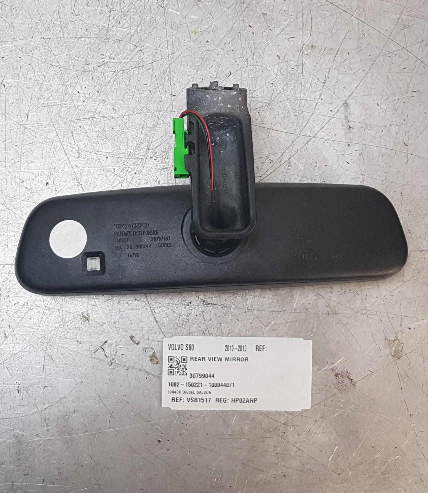 2010 - 2017 Volvo V60 Estate Interior Mirror 30799044