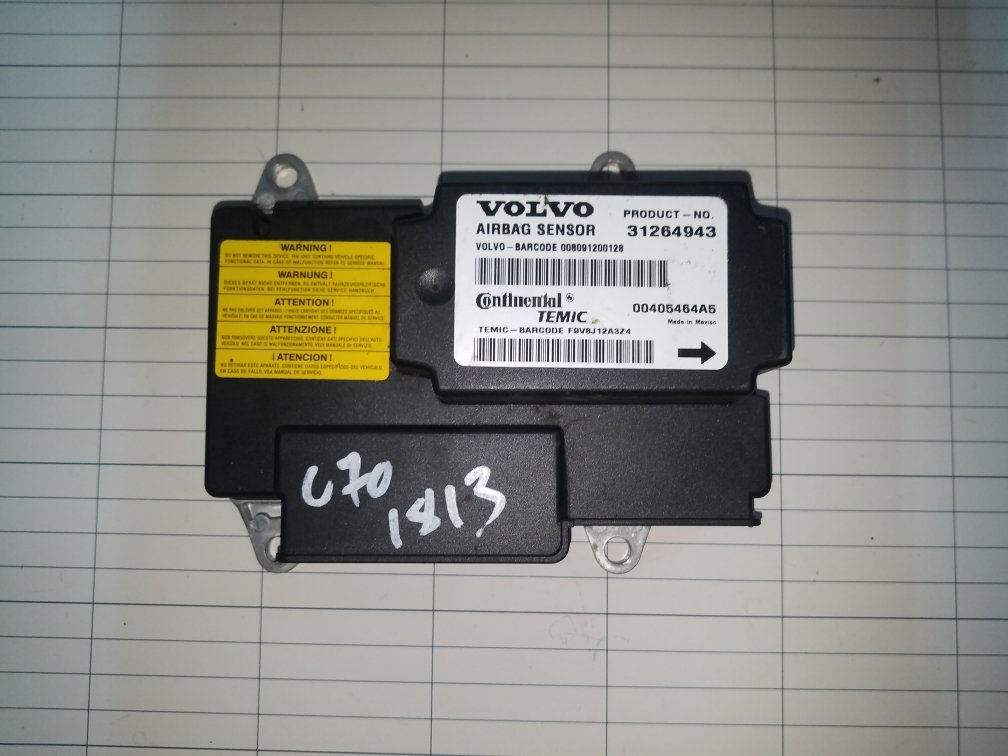 2006 - 2009 Volvo C70 Convertible Airbag Module 31264943