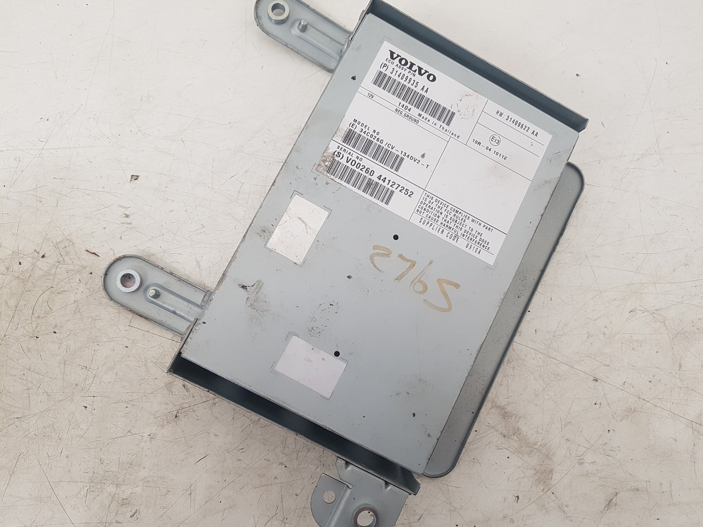 2012 - 2016 Volvo V40 Hatchback Amplifier 31409935AA