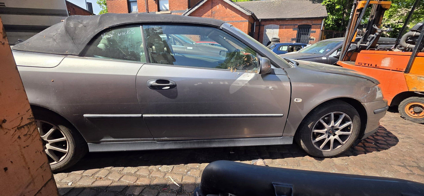 2003 - 2015 Saab 9-3 Convertible DOOR - BARE (FRONT DRIVER SIDE) STEEL GREY 279