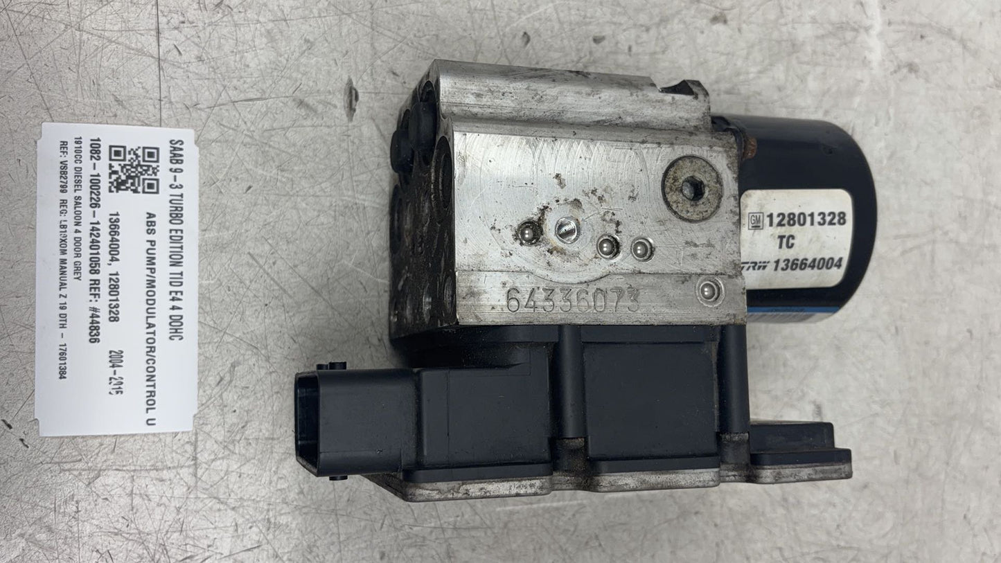 2010 9-3 Turbo Edition Tid E4 4 Dohc Saloon ABS Pump/Modulator 13664004