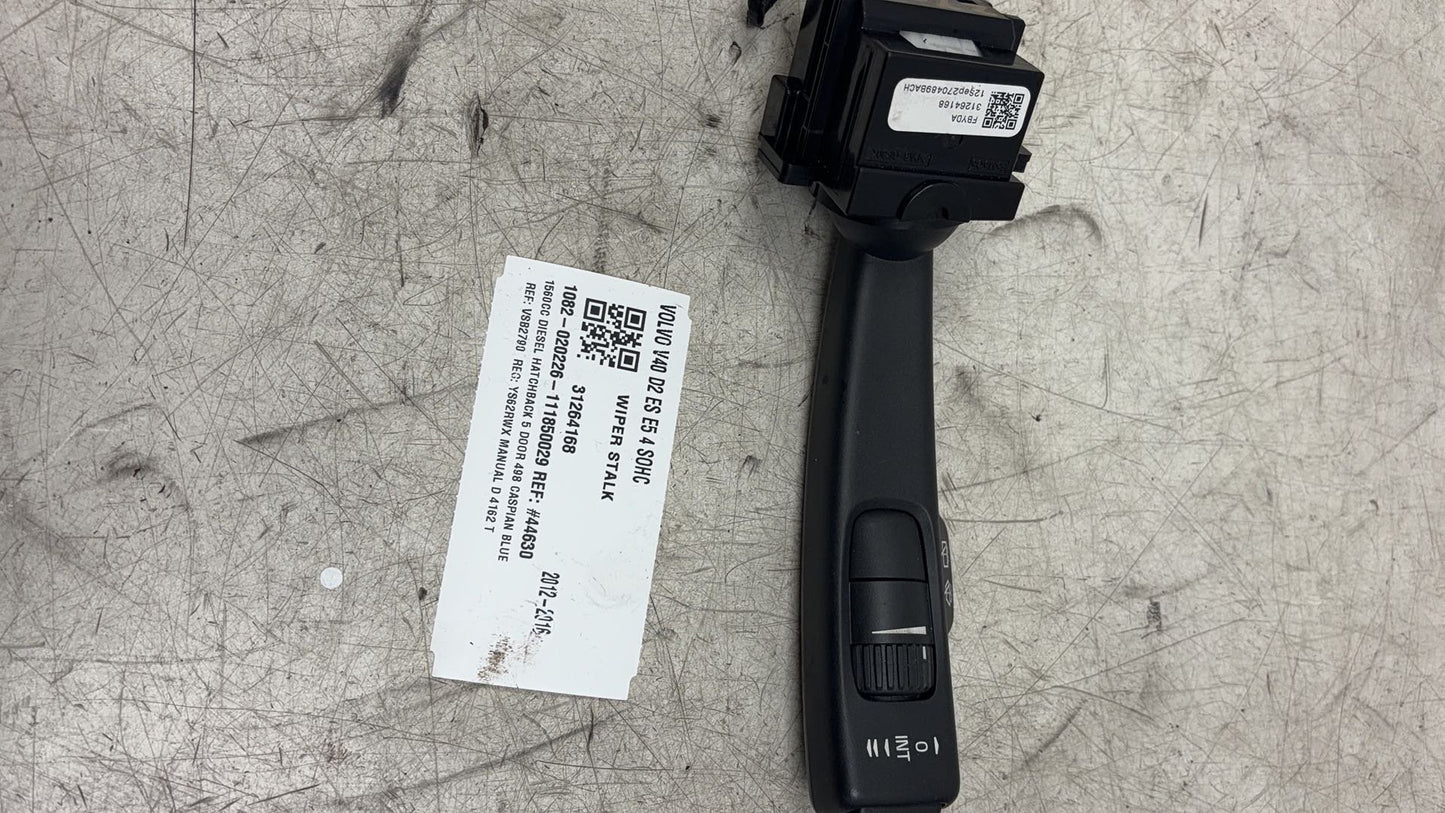 2013 - 2016 Volvo V40 III 525 Hatchback Wiper Switch 31264168