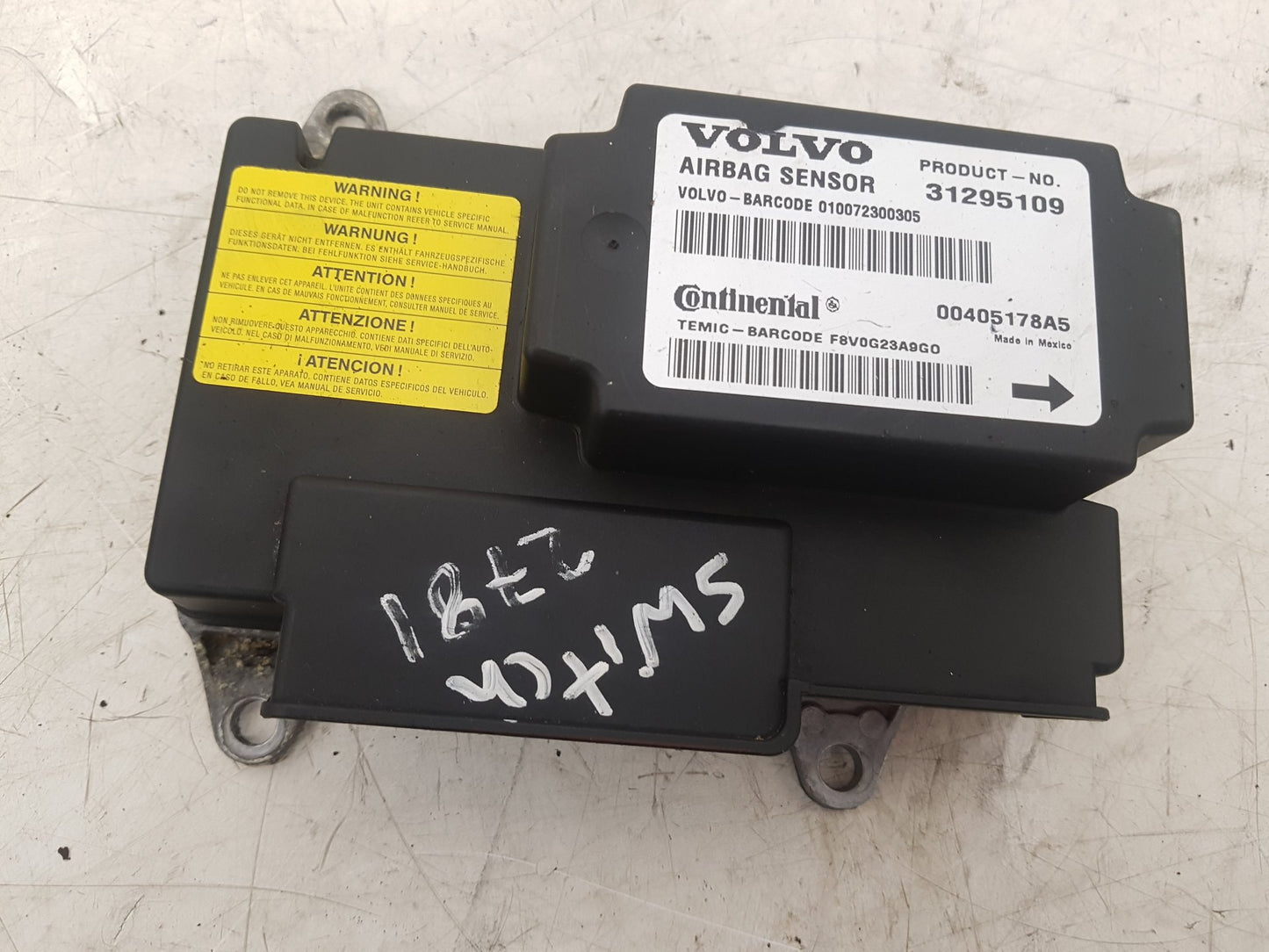 2010 Volvo S40 Saloon Airbag Module 31295109