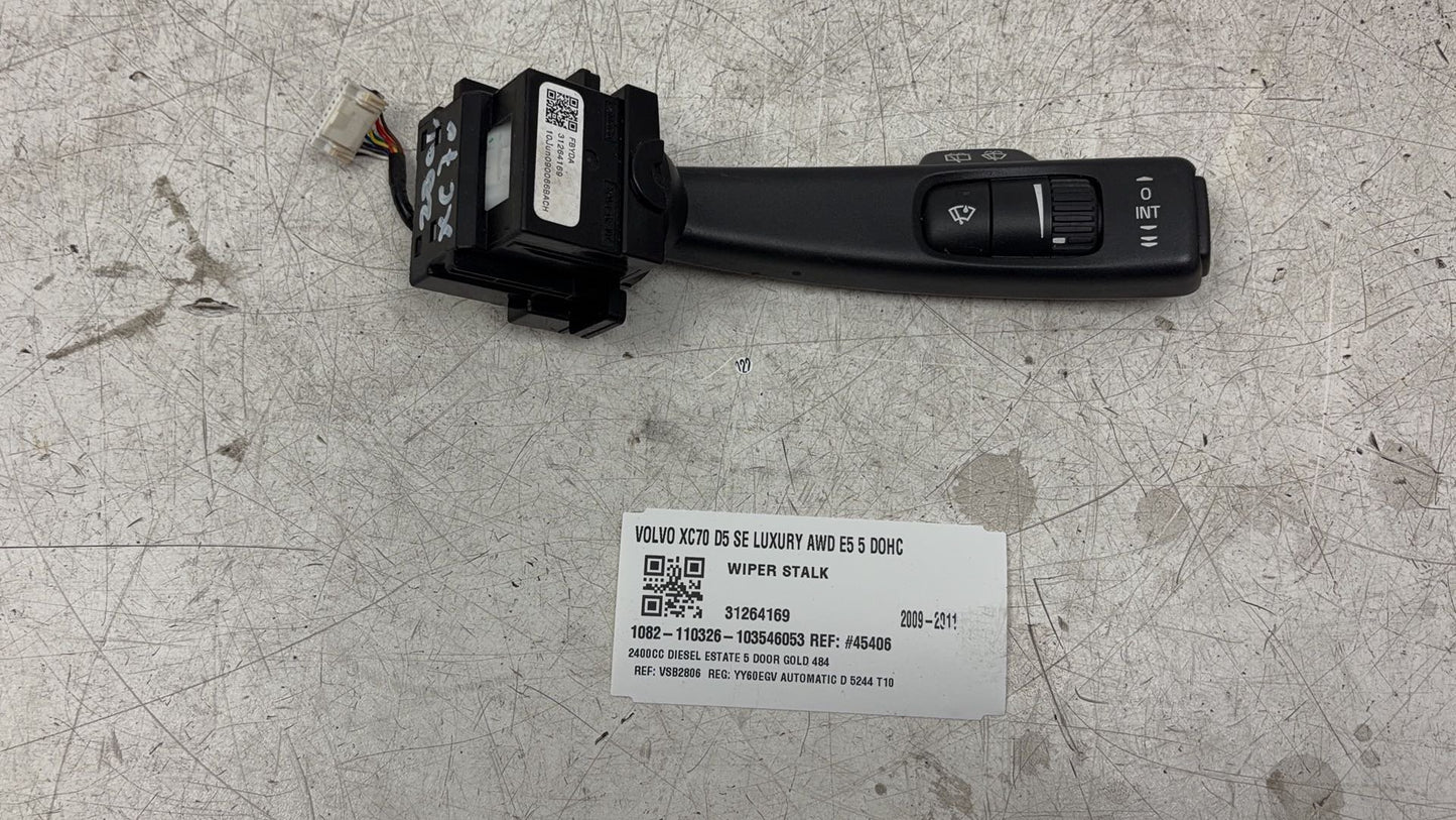 2010 Volvo XC70 Estate Wiper Switch 31264169