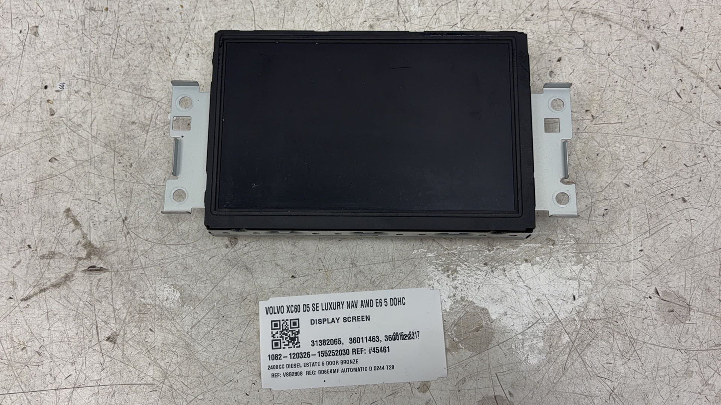 2009 - 2017 Volvo XC60 I 156 Estate Dash Display Unit 31382065