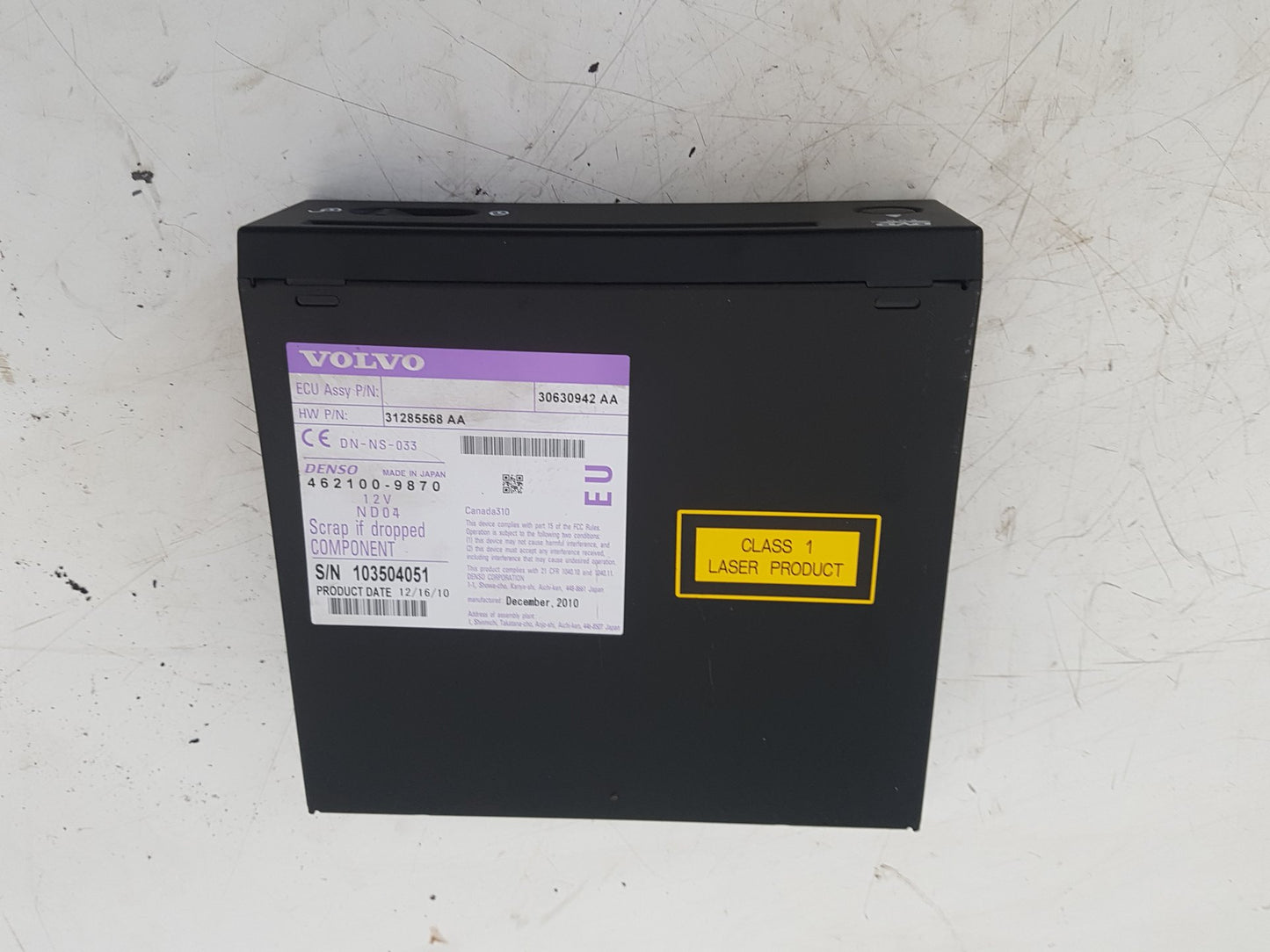 2008 - 2012 Volvo XC70 Estate SATNAV DVD PLAYER 31285568