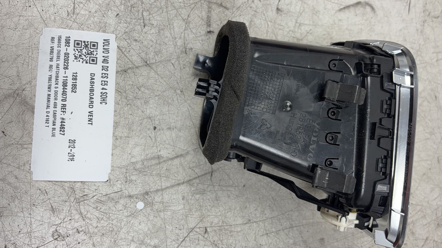 2013 - 2016 Volvo V40 III 525 Hatchback DASHBOARD VENT 1281852