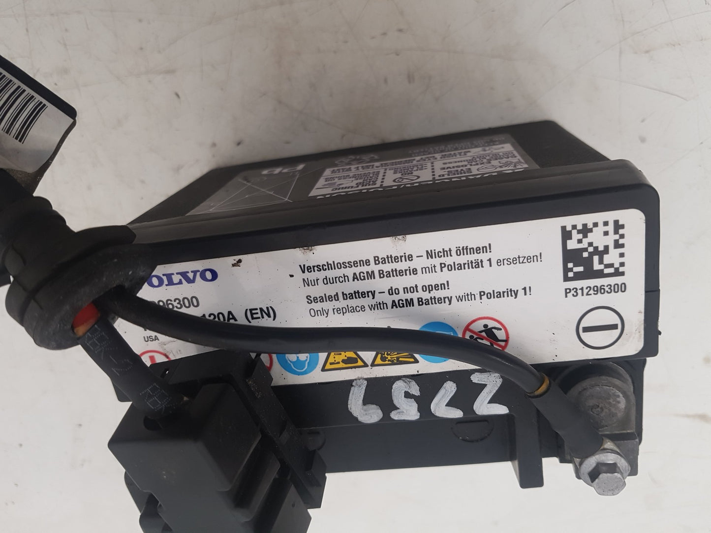 2010 - 2012 Volvo S40 Saloon AUXILIARY BATTERY 31296300