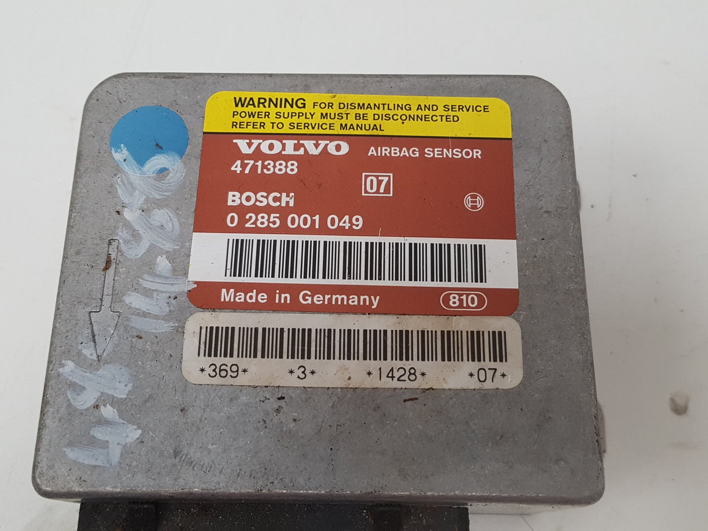 1987 - 1995 Volvo 480 Hatchback Airbag Module 0