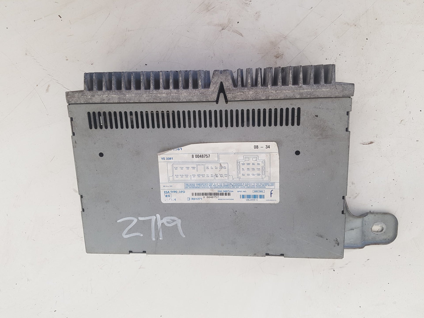 2007 - 2015 Saab 9-3 Estate Radio Amplifier 12773381