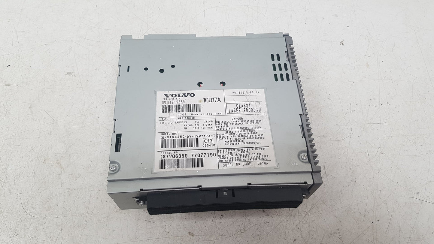 2004 - 2010 Volvo V50 Estate RADIO AND CD PLAYER 31215559
