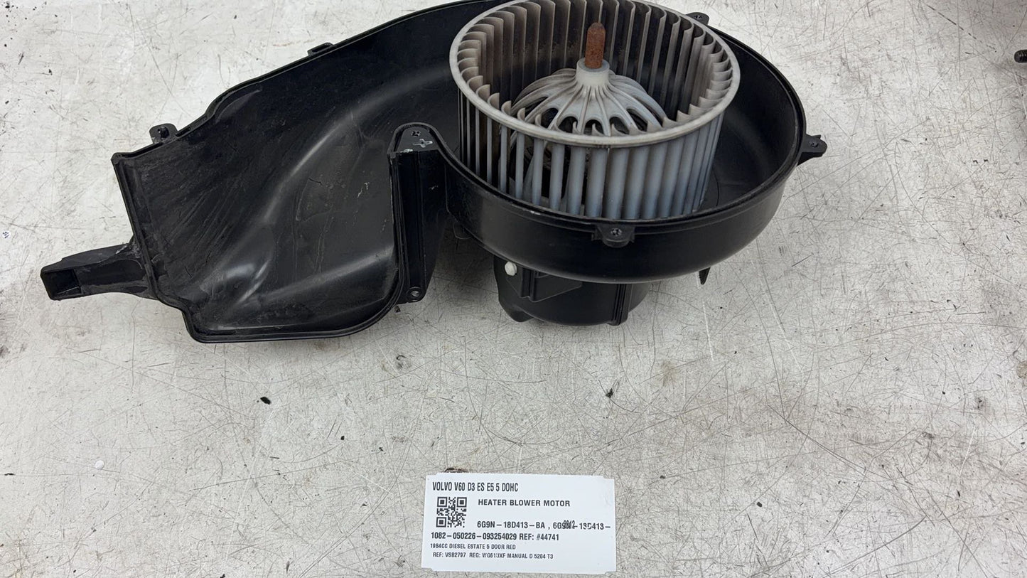 2011 - 2014 Volvo V60 I 155 Estate Blower Motor 6G9N-18D413-BA