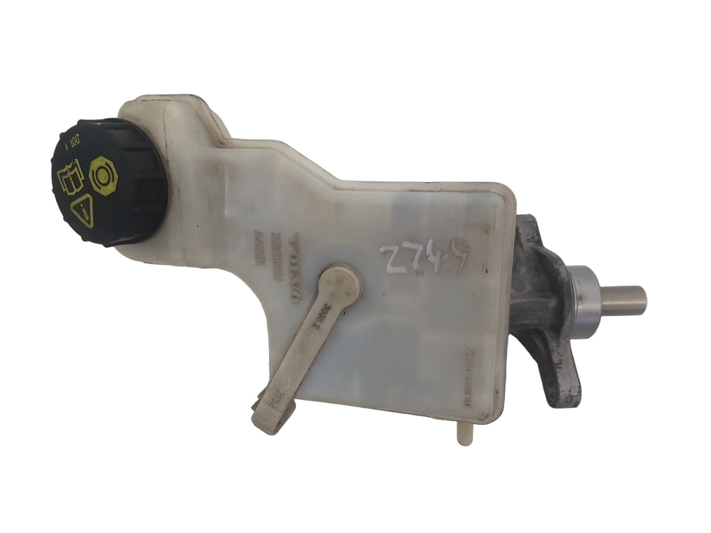 2013 Volvo V40 Hatchback BRAKE FLUID RESERVOIR AND MASTER CYLINDER 318290534