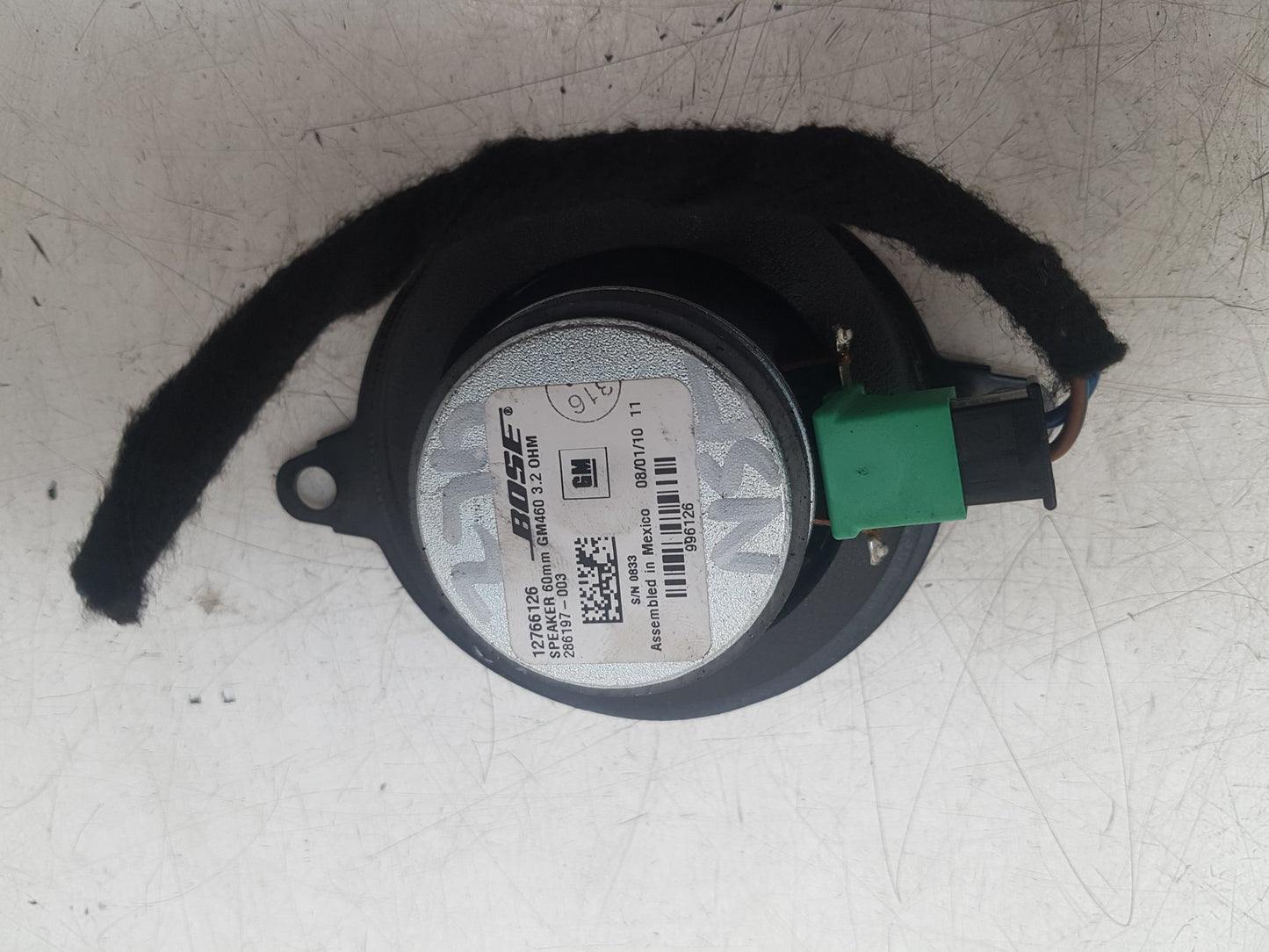 2010 Saab 9-3 Estate DOOR SPEAKER (PASSENGER SIDE FRONT) 12766126