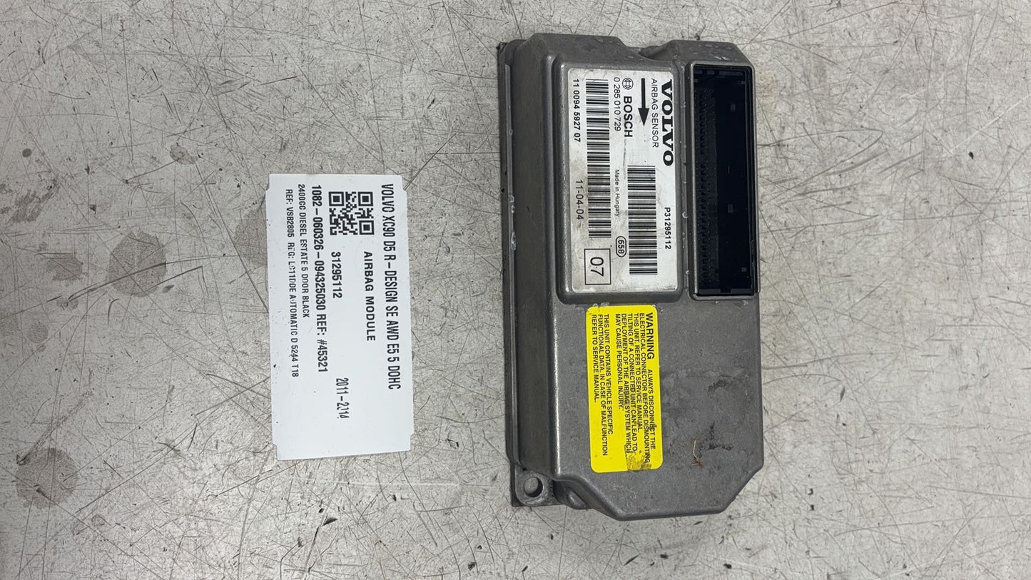 2007 - 2014 Volvo XC90 Estate Airbag Module 31295112