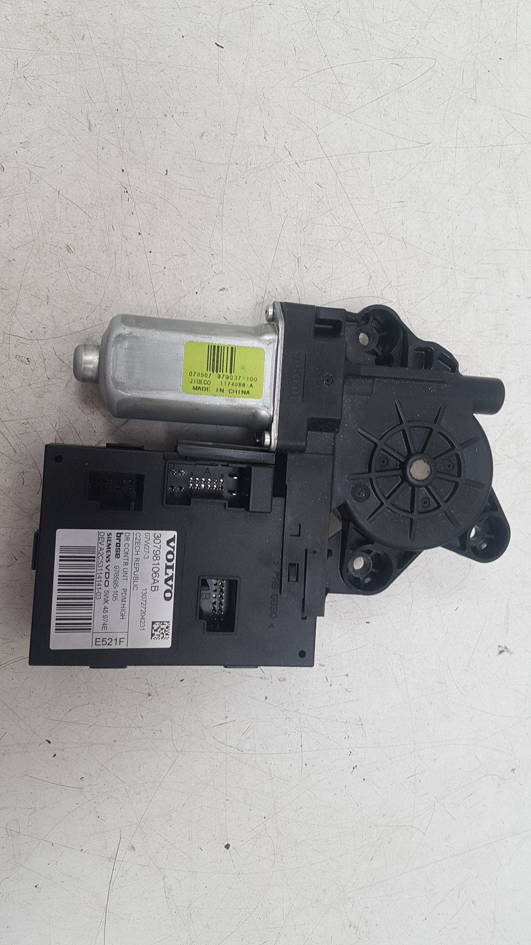 2004 - 2010 Volvo V50   Estate WINDOW REG MOTOR (PASSENGER SIDE FRONT) 30798106AB