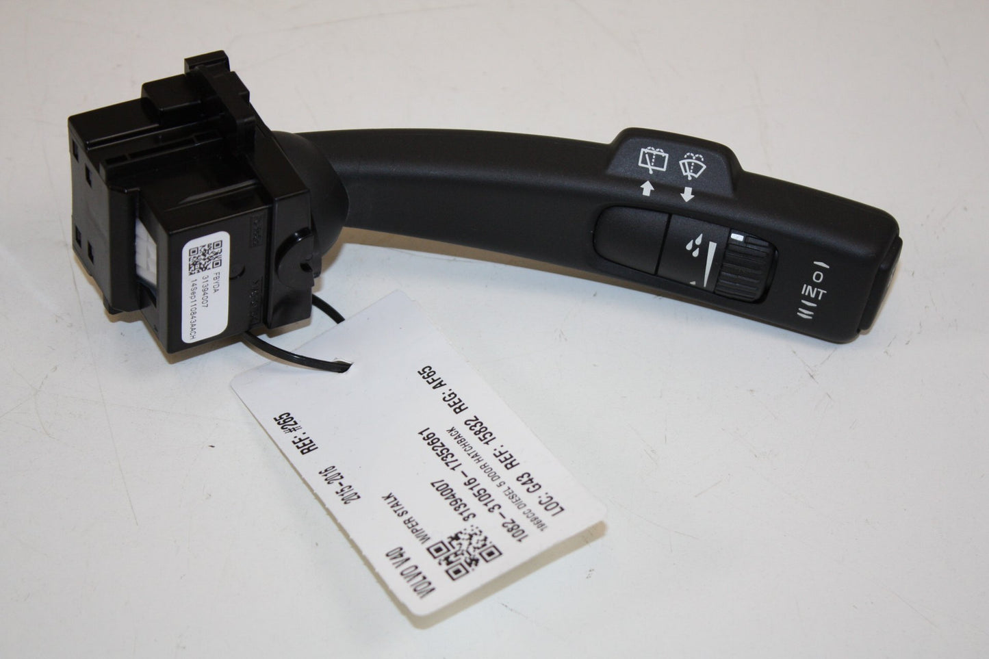 2013 - 2015 Volvo V60  Estate Wiper Switch 31394007