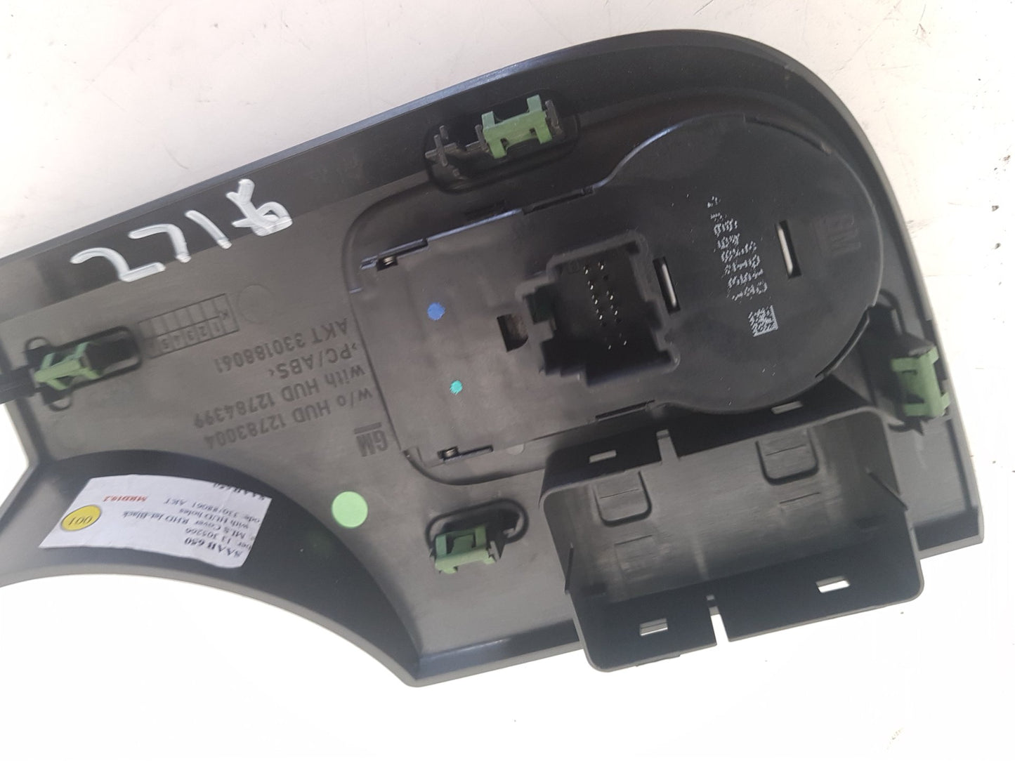 2010 - 2012 Saab 9-5  Saloon DASH LIGHT DIMMER SWITCH 12783004