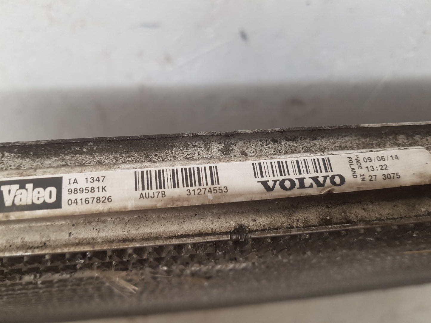 2011 - 2014 Volvo XC90  Estate Intercooler 31274553