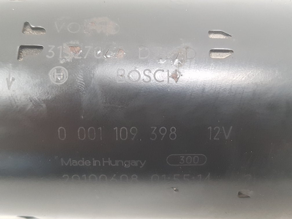 2010 - 2015 Volvo V70  Estate Starter Motor 0 001 109 398