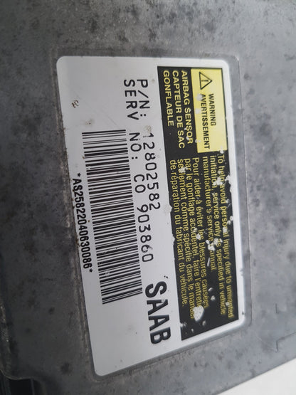 2004 Saab 9-3  Convertible Airbag Module 12802582