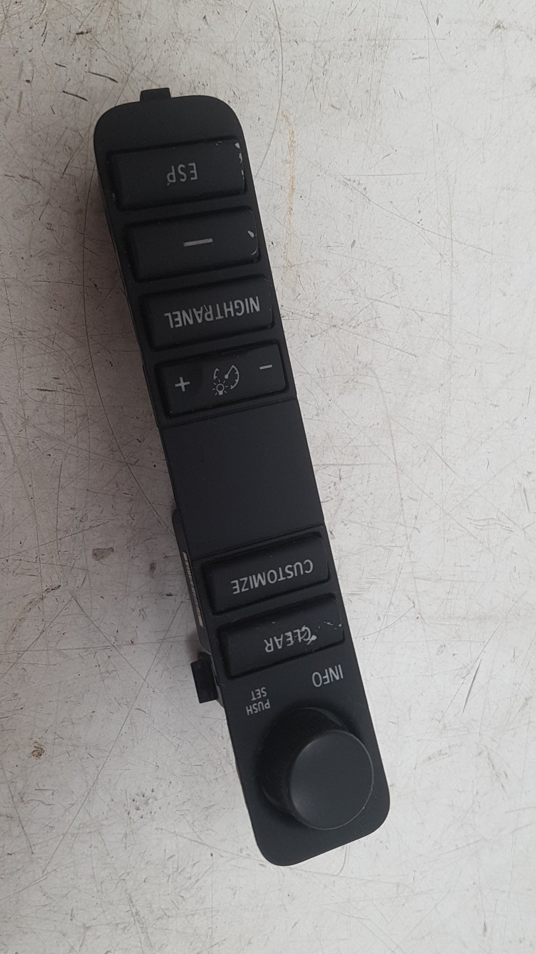 2003 - 2006 Saab 9-3  Saloon NIGHT PANEL SWITCH 12792588JD