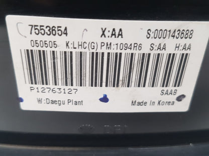 2003 - 2007 Saab 9-3  Convertible Instrument Cluster 12763127