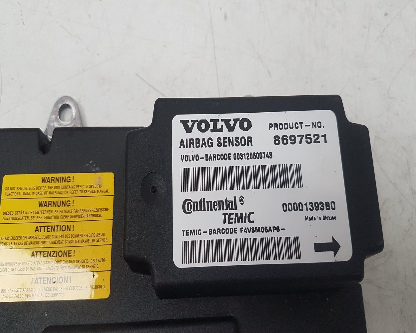 2007 - 2010 Volvo V50 545 Estate Airbag Module 8697521