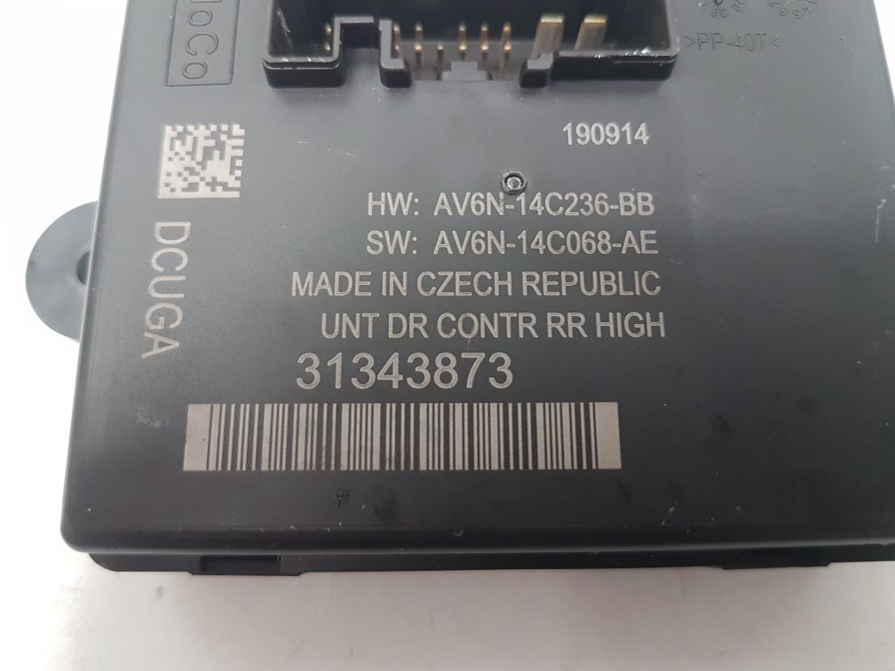 2012 - 2017 Volvo V40  Hatchback Door Control Module 31343873