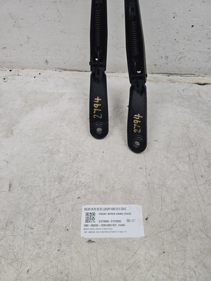 2008 - 2016 Volvo XC70 III 136 Estate FRONT WIPER ARMS (PAIR) 31276004
