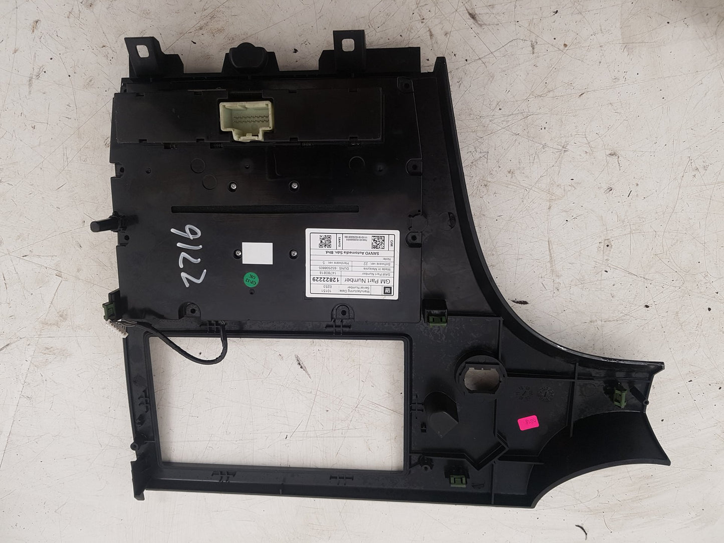 2010 - 2012 Saab 9-5  Saloon RADIO AND HEATER DISPLAY UNIT