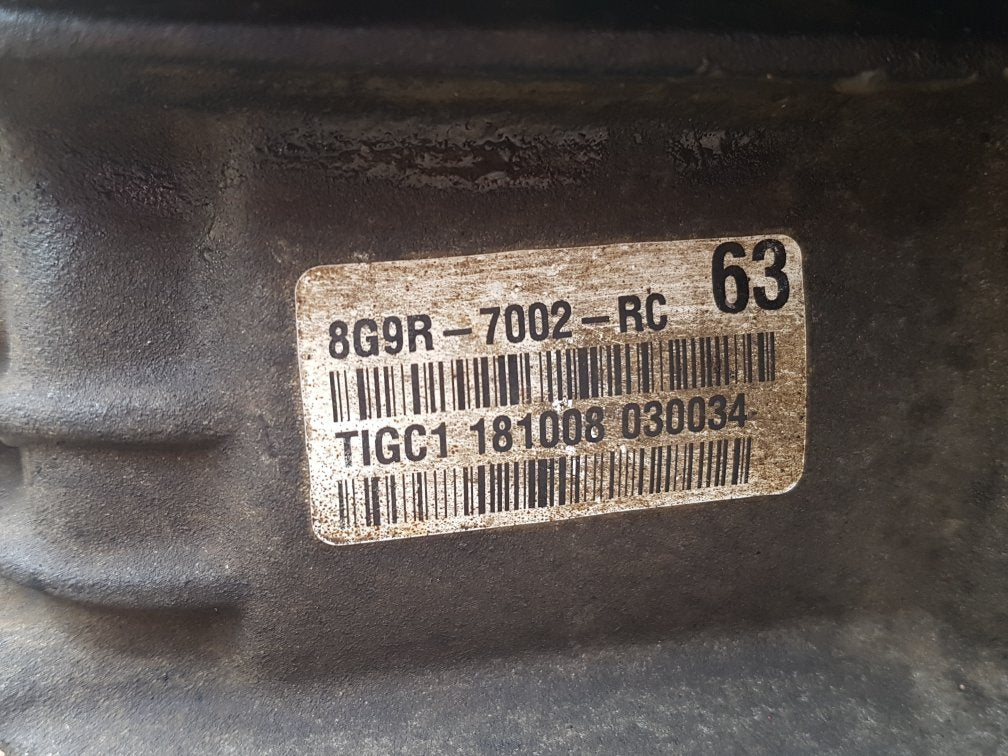 2007 - 2015 Volvo V70  Estate Manual Gearbox 8G9R7002RC