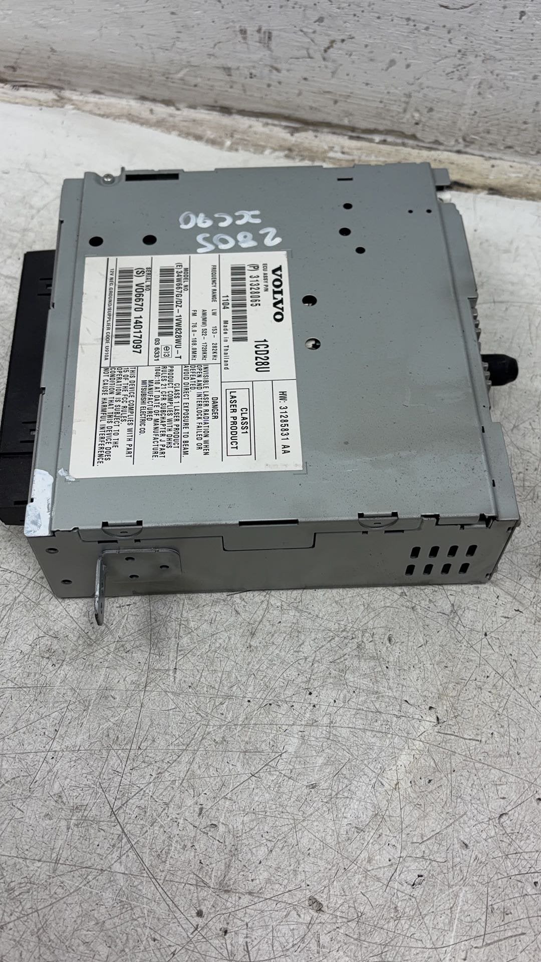 2007 - 2014 Volvo XC90  Estate SATNAV DVD PLAYER 31328065