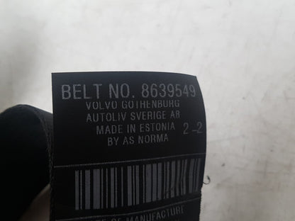 2005 - 2012 Volvo S40  Saloon Right Rear Seat belt 8639549
