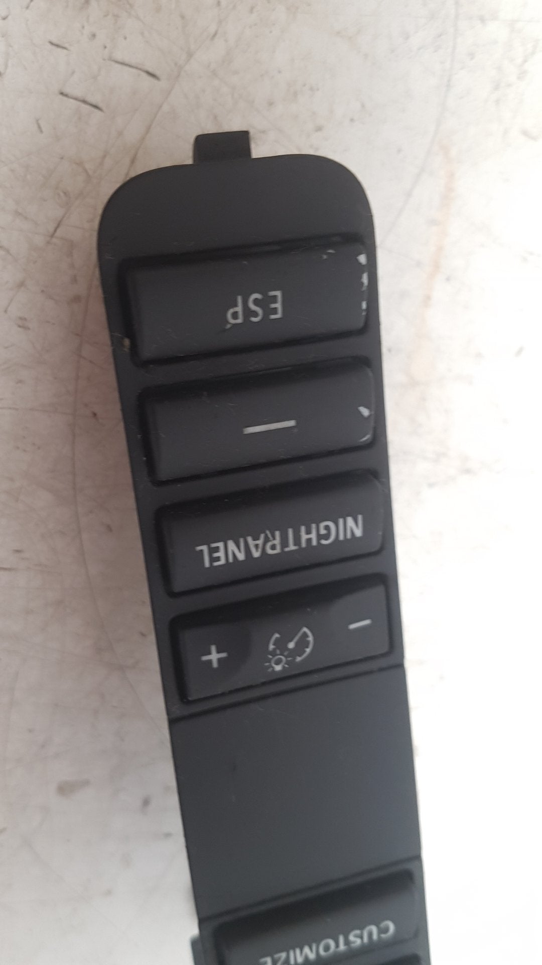 2003 - 2006 Saab 9-3  Saloon NIGHT PANEL SWITCH 12792588JD