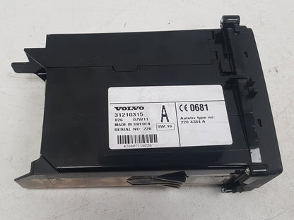 2007 - 2012 Volvo C70  Convertible PHONE CONTROL MODULE 31210315