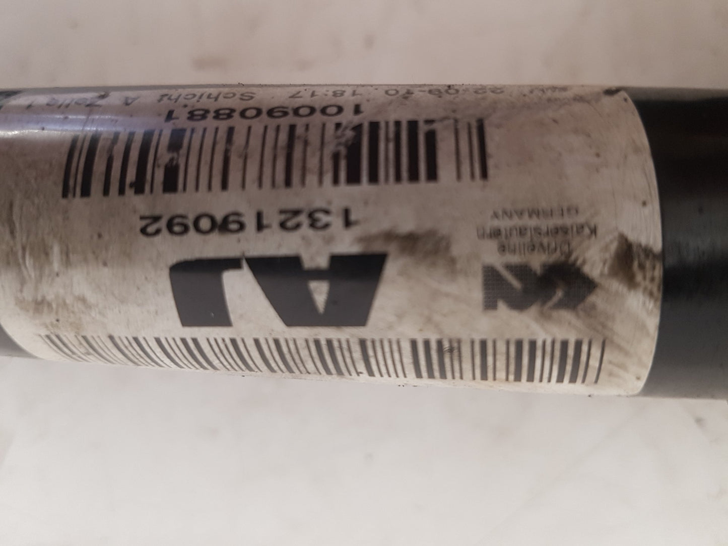 2010 - 2012 Saab 9-5  Saloon MANUAL DRIVESHAFT - PASSENGER FRONT (ABS) 13219092