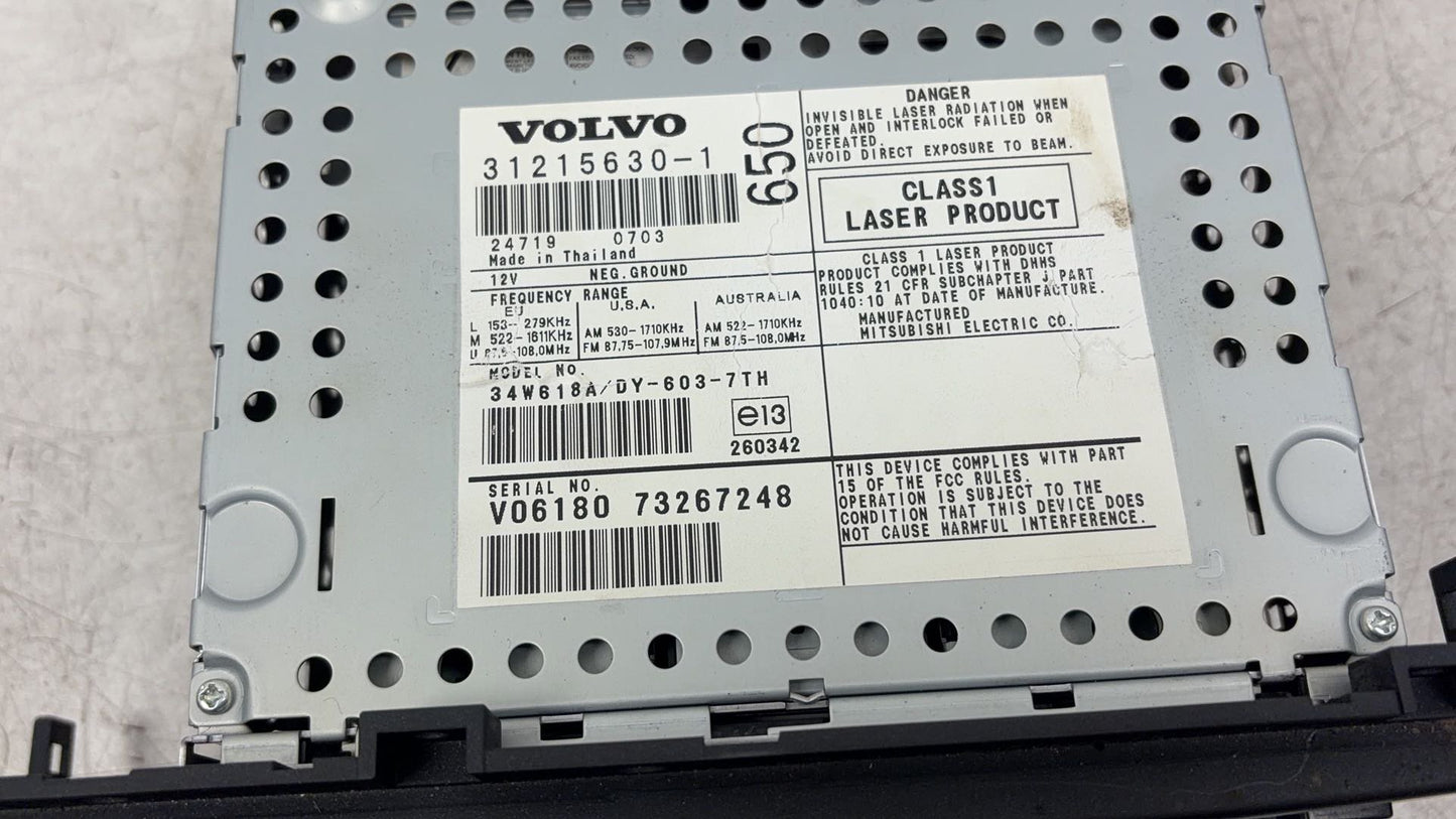 2007 Volvo V70  Estate CD AND RADIO UNIT 312156301