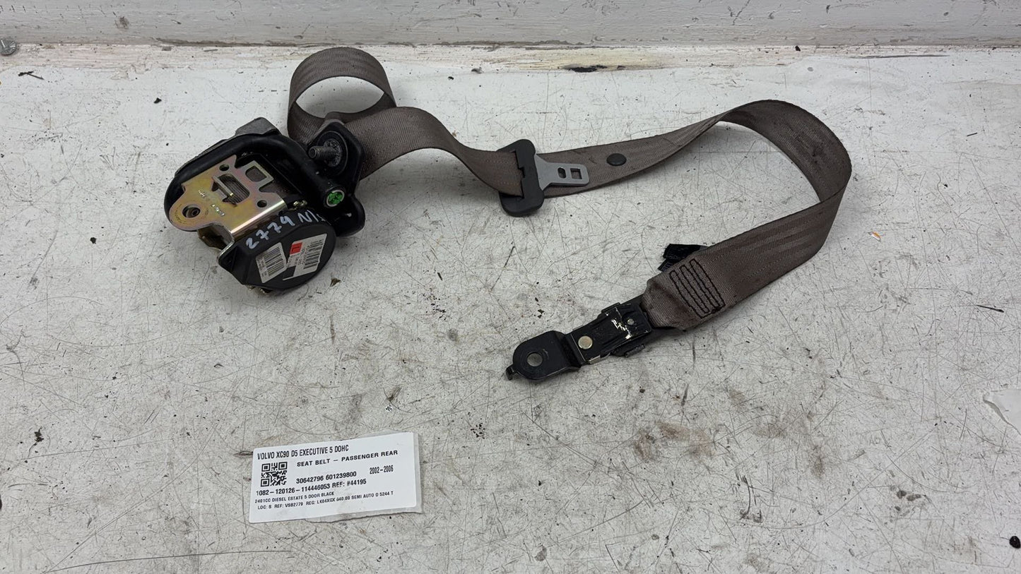 2002 - 2006 Volvo XC90  Estate Left Rear Seat Belt 30642796 601239800