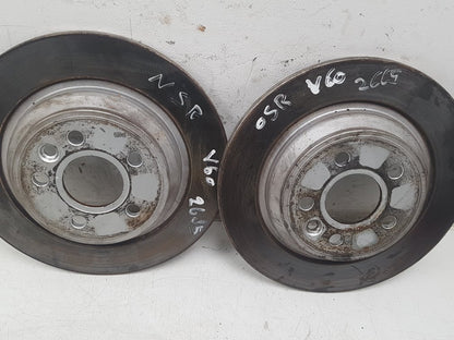 2010 - 2014 Volvo V60  Estate BRAKE DISCS (REAR PAIR) 31471746