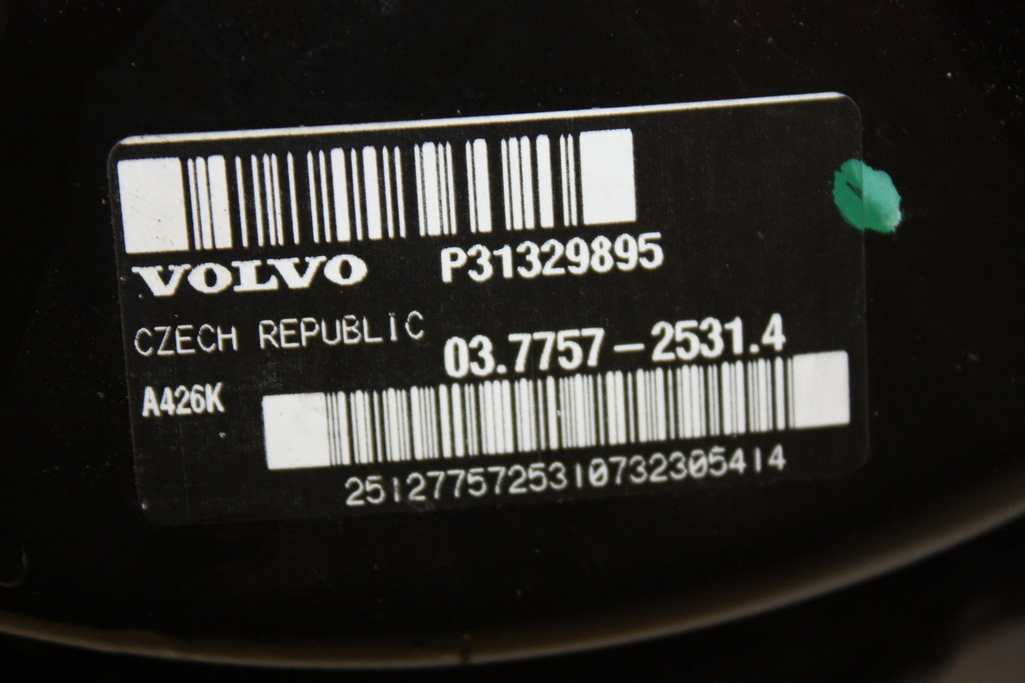 2010 - 2018 Volvo V60   Brake Booster 31329895