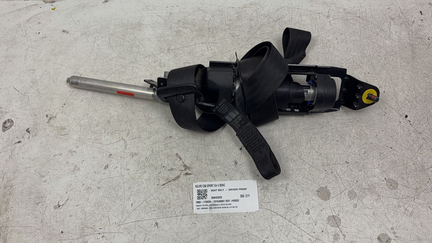 2007 - 2012 Volvo C30 533 Hatchback Right Front Seat Belt 30642223