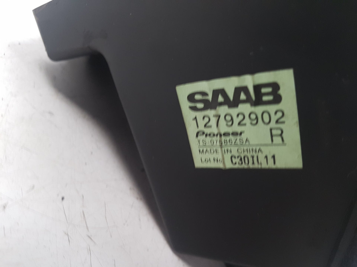 2005 - 2012 Saab 9-3  Estate LOUDSPEAKER (DRIVER SIDE REAR) 12792902