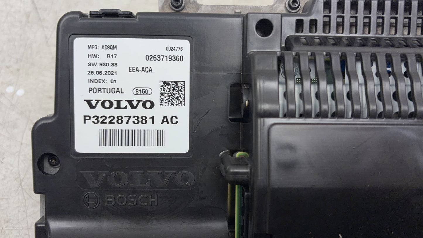 2016 - 2023 Volvo XC90 II 256 Estate LOCKSET, ECU, TRANSPONDER & SPEEDO CLUSTER 32287381