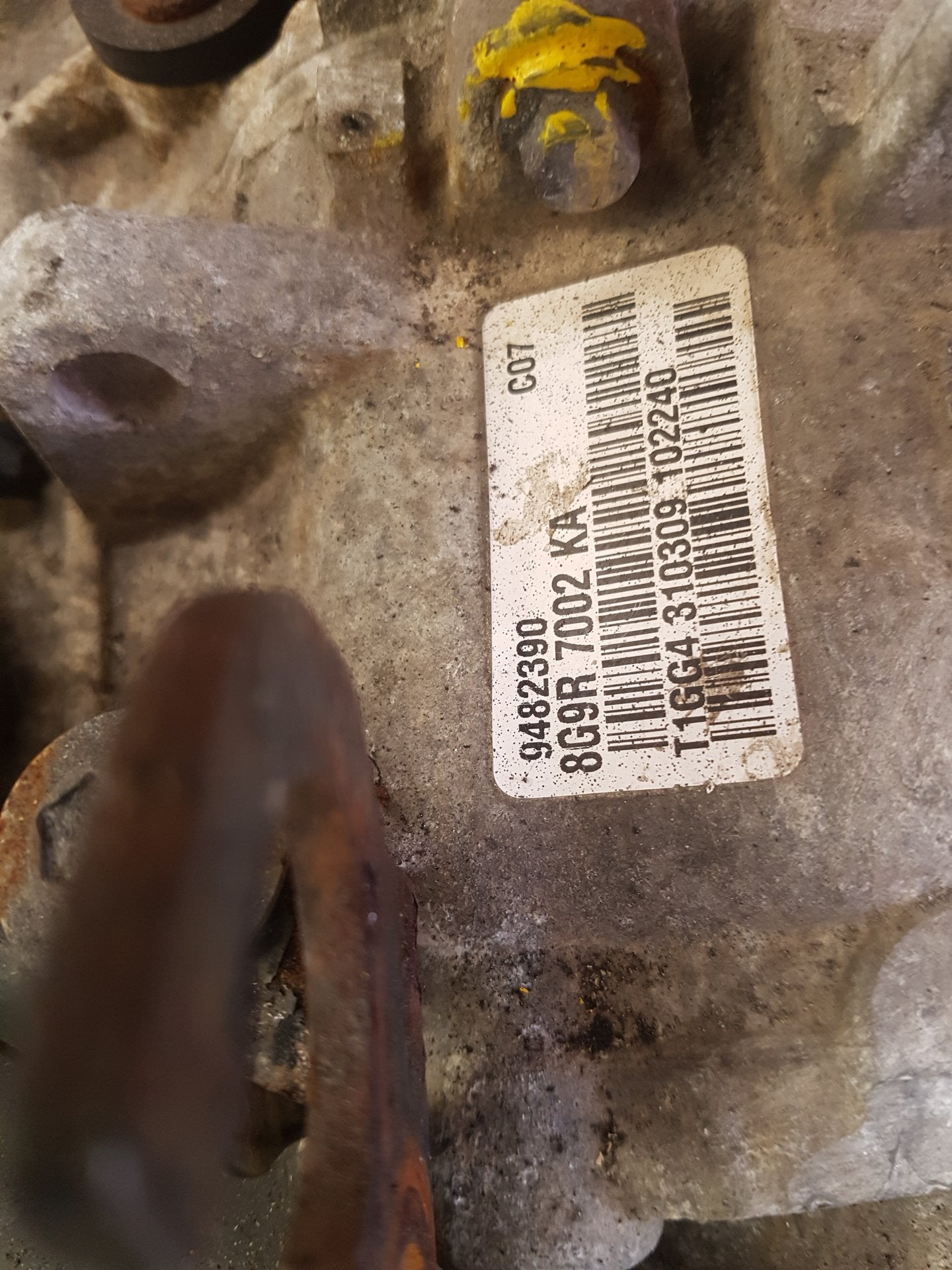 2009 - 2015 Volvo XC60  Estate Manual Gearbox 9482390