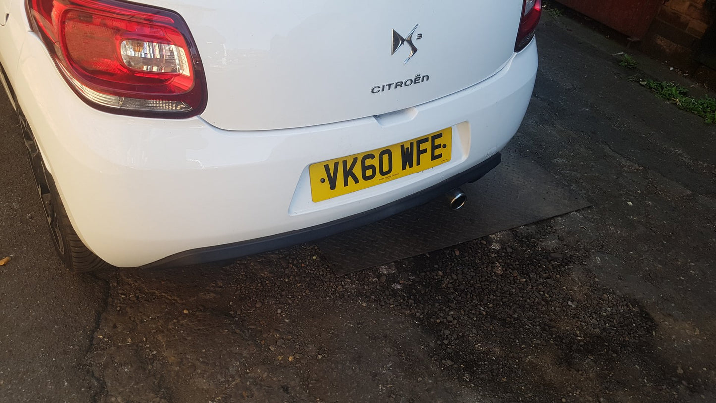 2009 - 2014 Citroen DS3 A55 Hatchback Rear Bumper 7410 LE